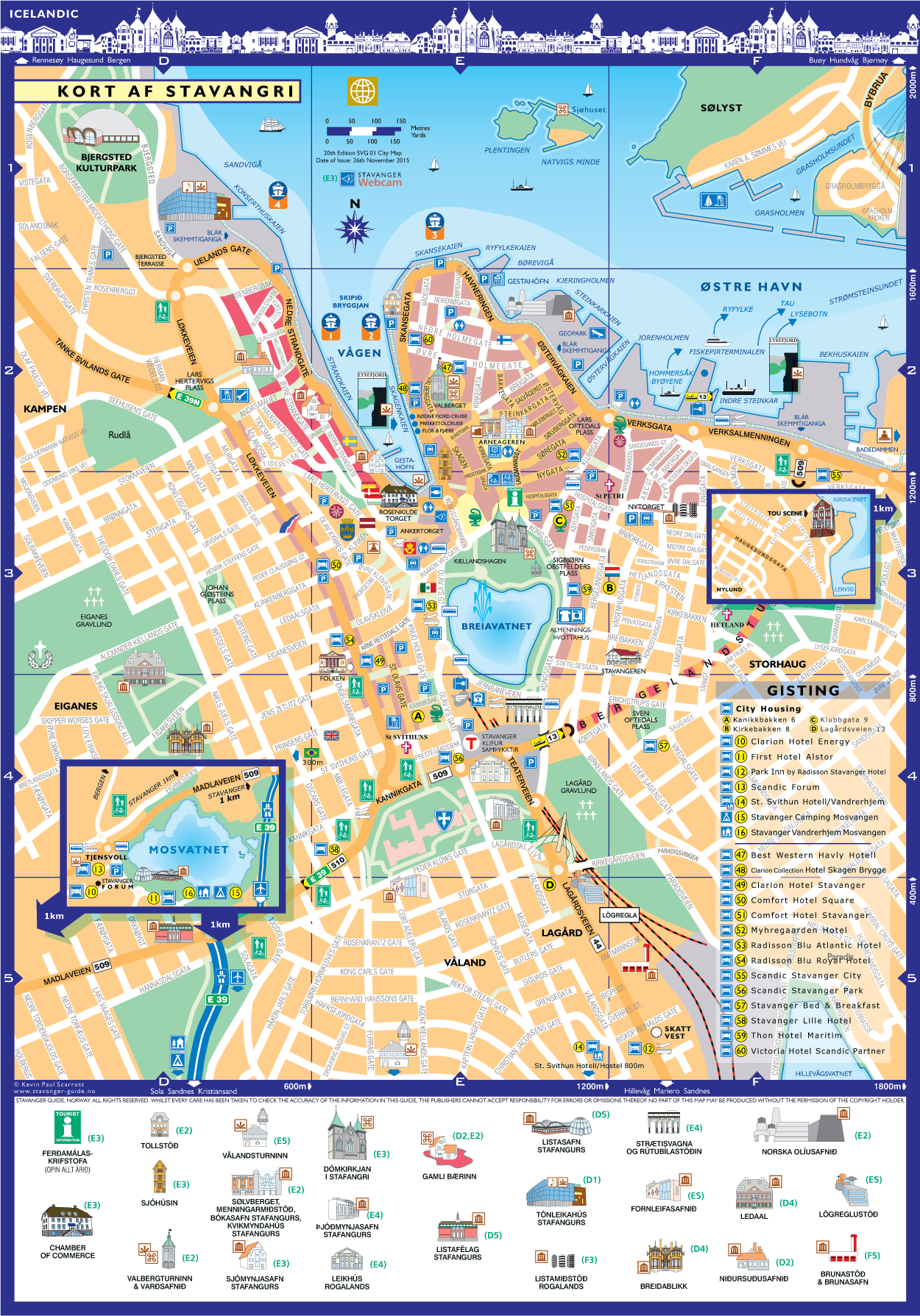 Stavanger bæjarkort