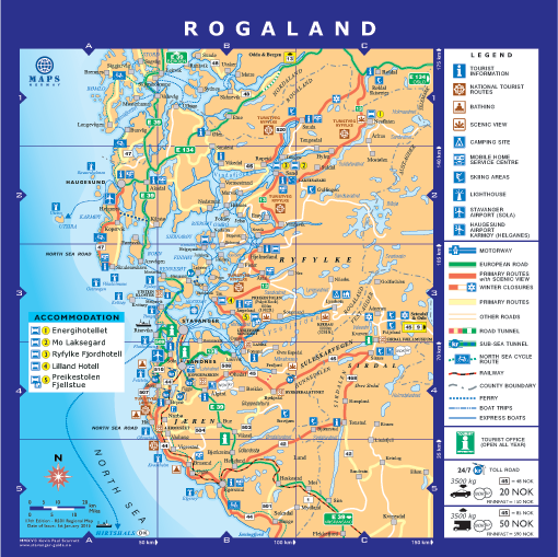 Rogaland Map | English Version
